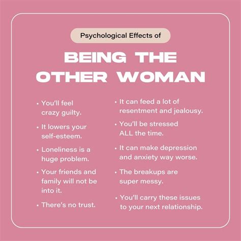 being the other woman.